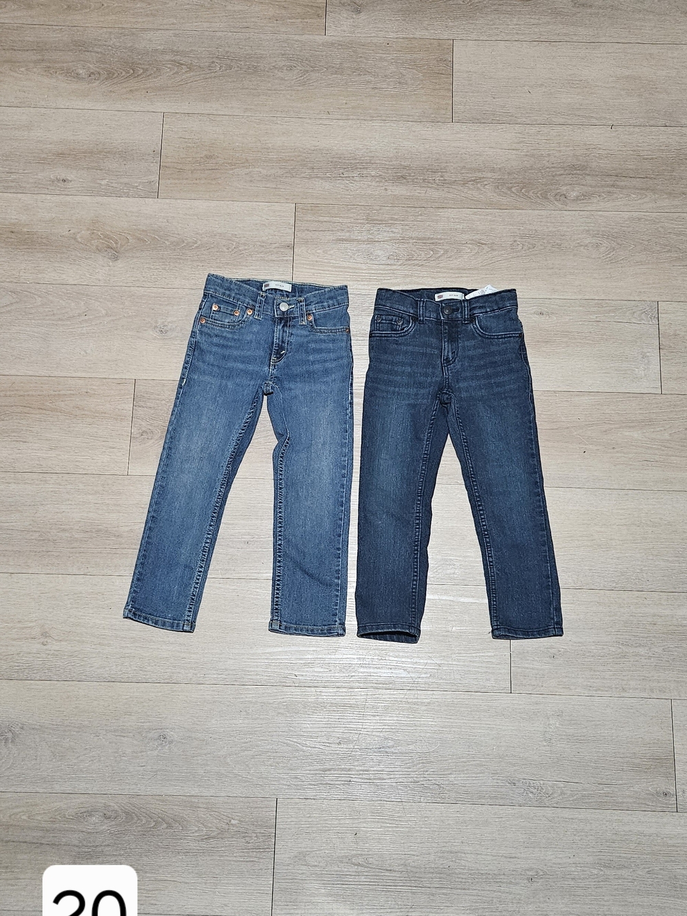 Two Pars Levi's Blue Denim Jeans 511 (4-5 Years) (Light Blue- Dark Blue)